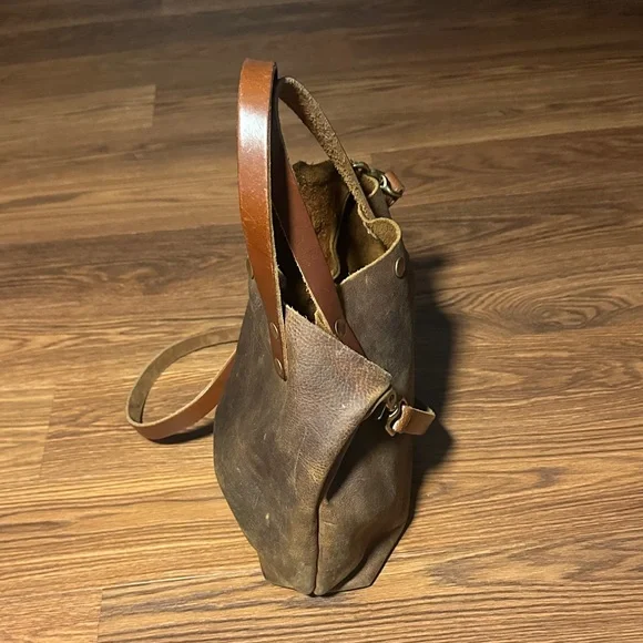 KMM & Co. Sesame Double Shot Mini Tote + Crossbody Strap USA - Picture 6 of 10